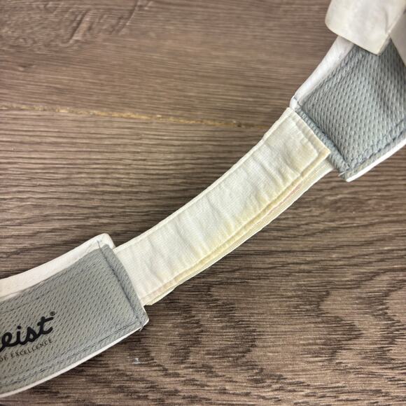 Titleist FJ PRO V1 Golf Visor Hat Unisex OS White Strap Back Embroidered Cap - Picture 12 of 14